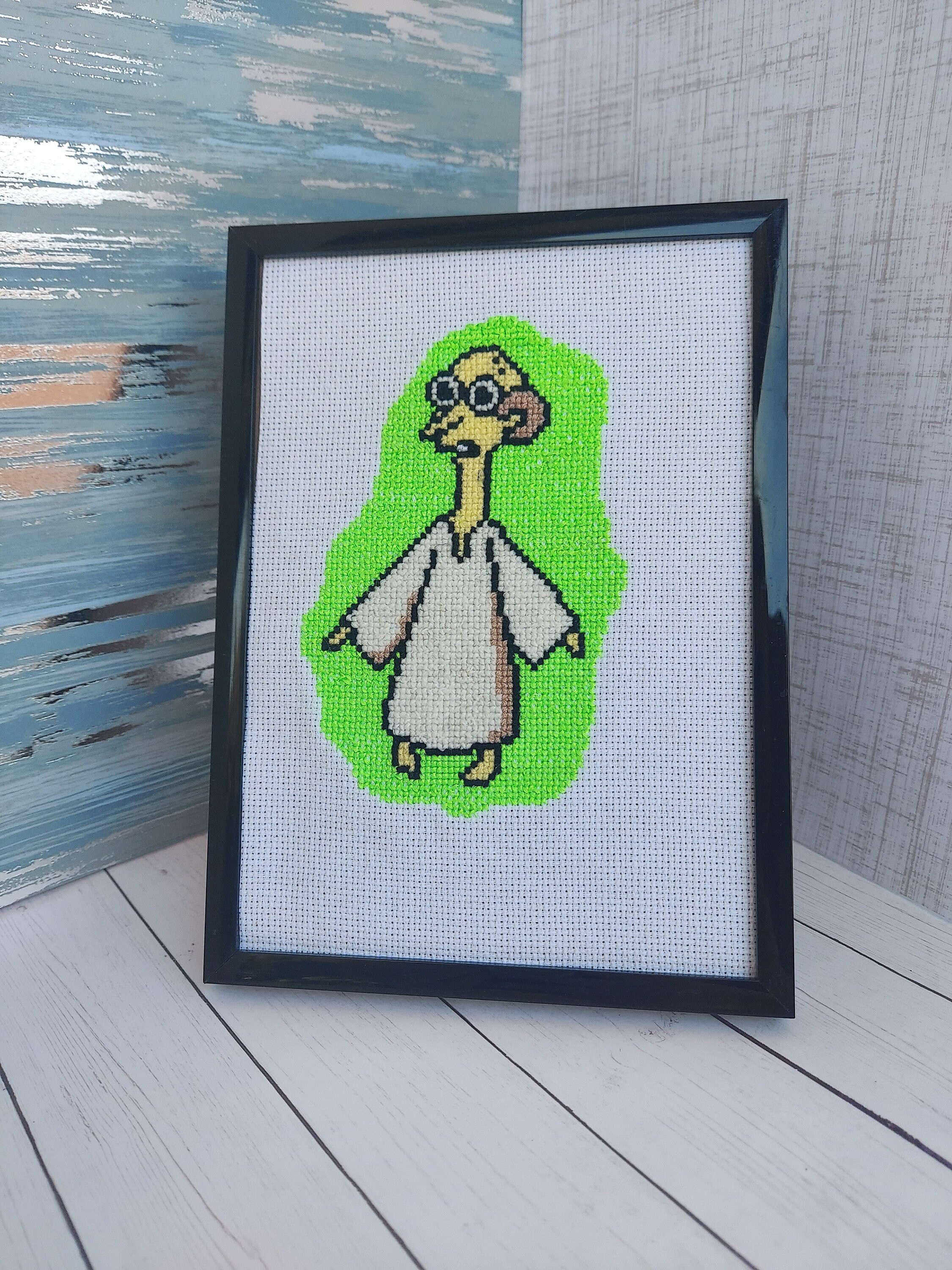 I bring you love the Simpsons cross stich art