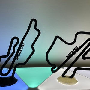 Collection Circuits MotoGP 2023 4 tailles Cadeau Impression 3D image 1