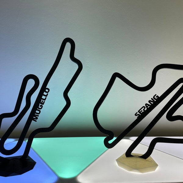 MotoGP 2023 Track Circuit Collection - 4 sizes - Gift - 3D Printed