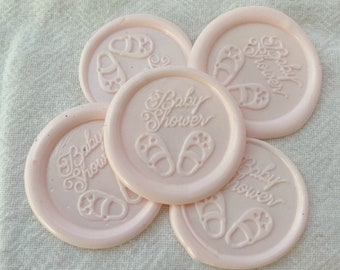 Baby Shower Seal Stamp Wax Seal, DIY Baby Shower Wax Seal, Wax Seal for Letter Stamping, DIY Shower Invitation