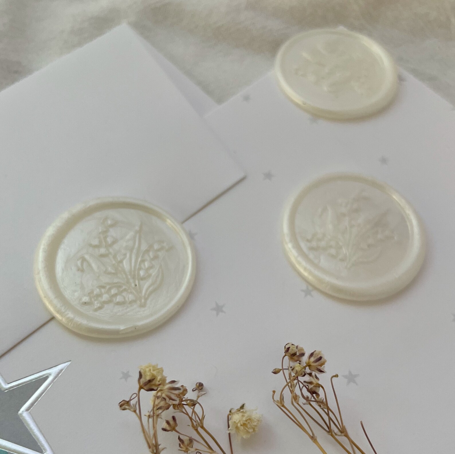 Lily of the Valley Seal Wedding Wax Seal Sticker Flower Wax Etsy