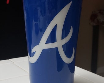 Braves Baseball Custom Hand-Made Tumbler