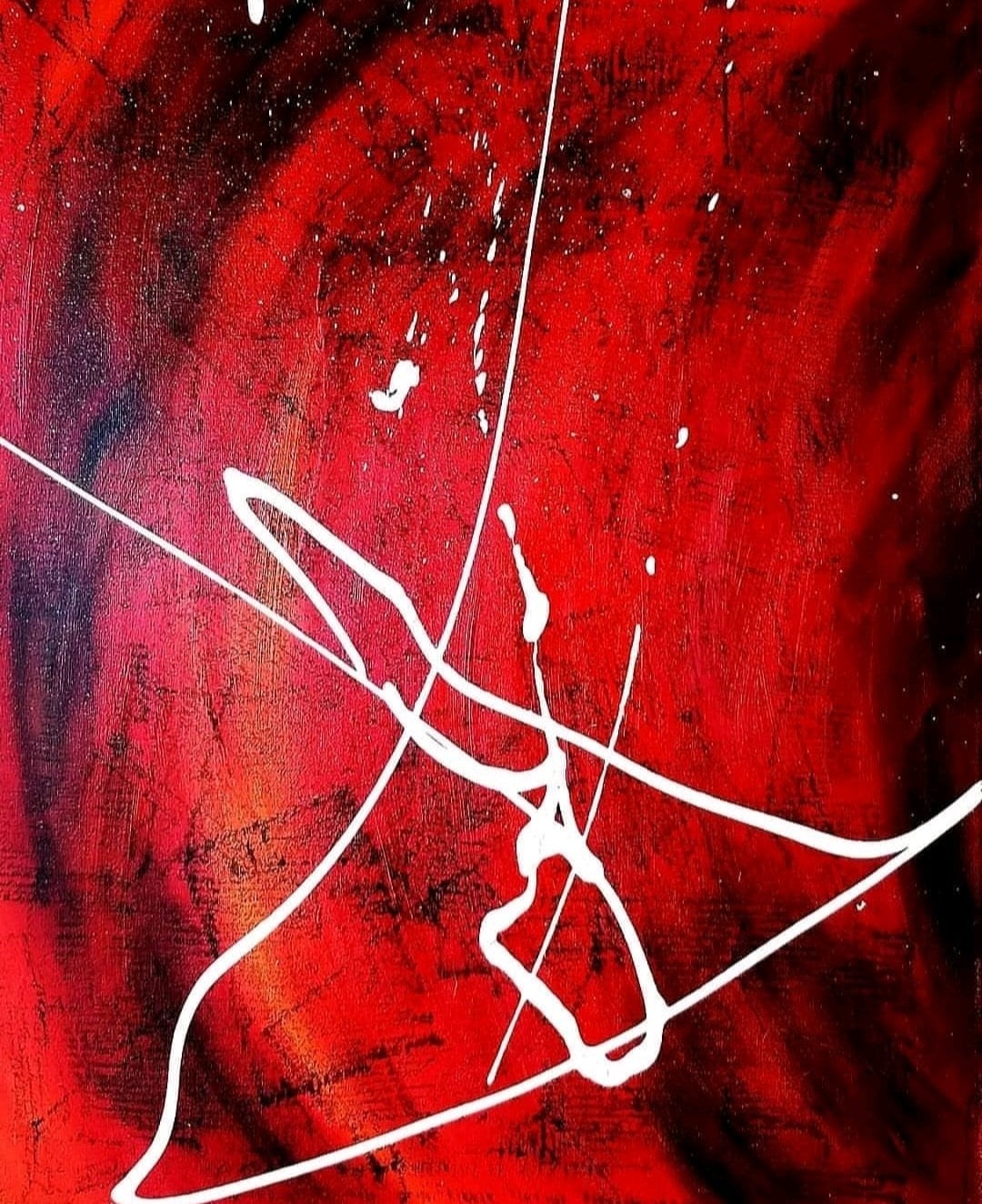 Xantastic, Abstract Painting, Dark Art, Unique Painting, Sad Art