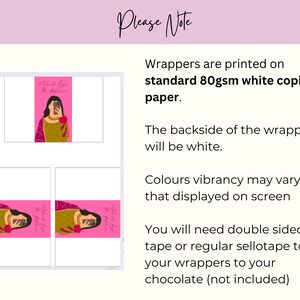 Printed Chocolate Wrapper: One Design - Etsy UK
