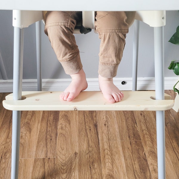 IKEA Antilop Highchair Footrest- Natural -Wooden High chair Foot rest