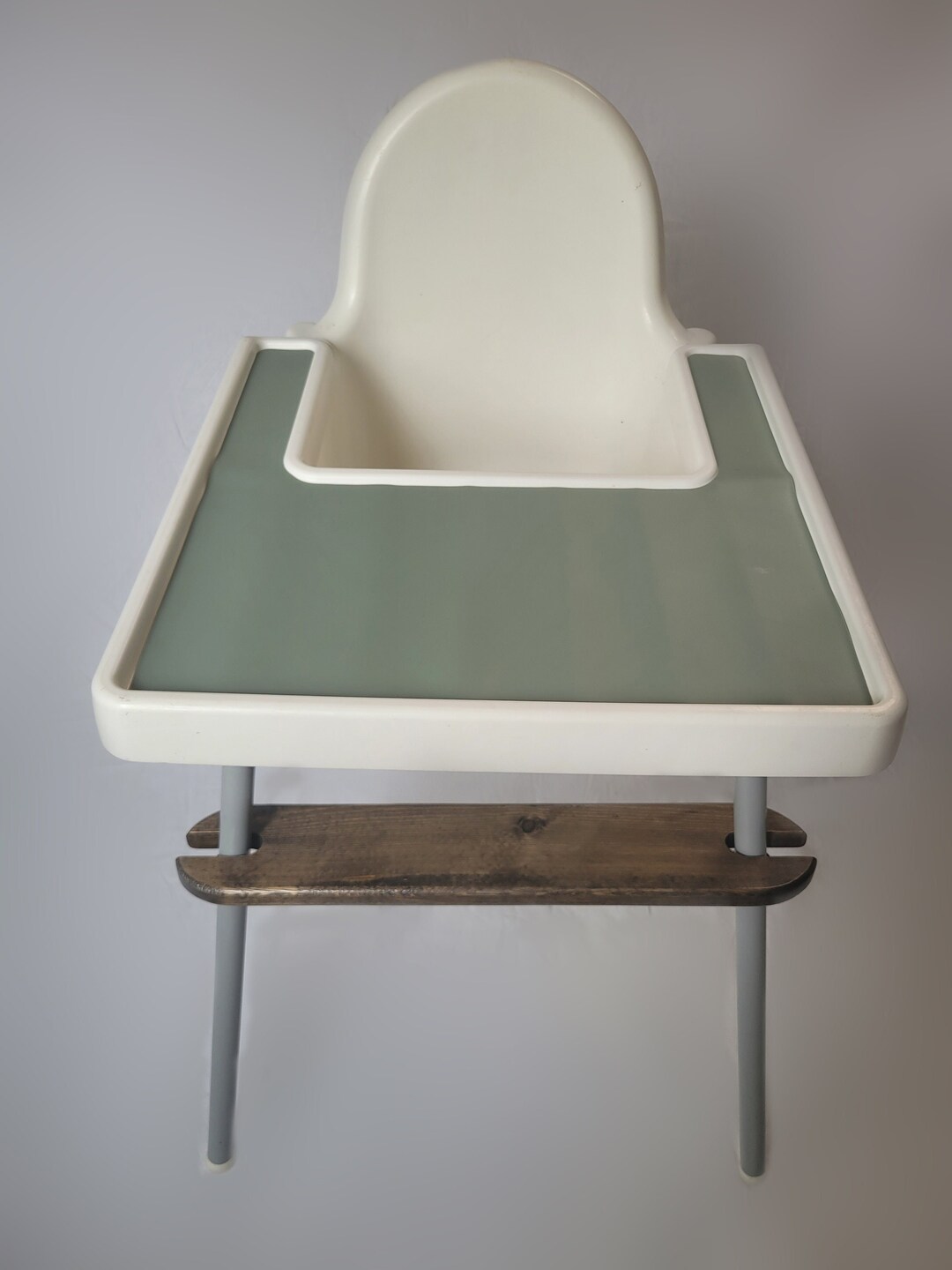 IKEA Antilop Highchair Silicone Placemat in Sage Green. Etsy