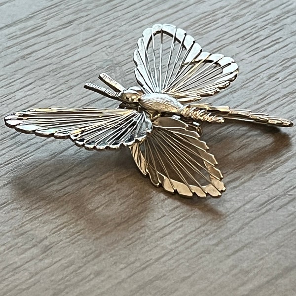 Vintage Monet Butterfly Brooch, 1950's Jewelry, Vintage Accessories, Gift for Her