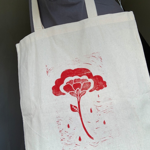 Spring Rain Tote Bag