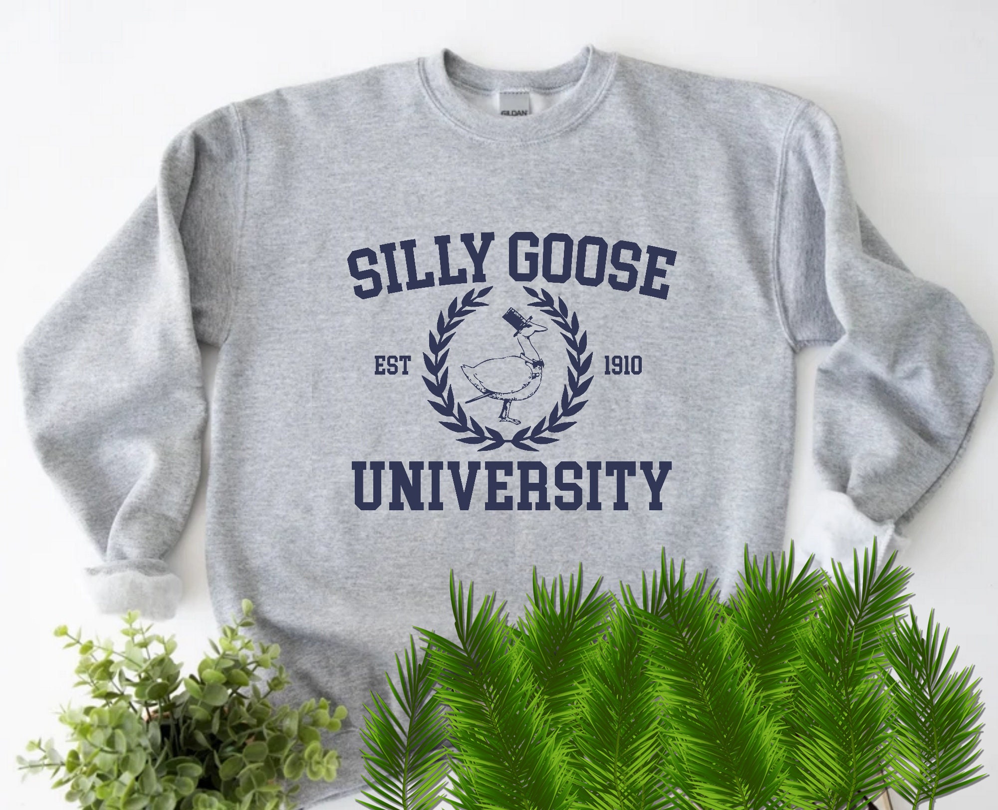 Silly Goose University Sweatshirt, Unisex Silly Goose University Shirt