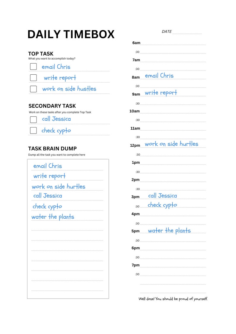 daily-timebox-planner-fillable-printable-pdf-time-block-etsy