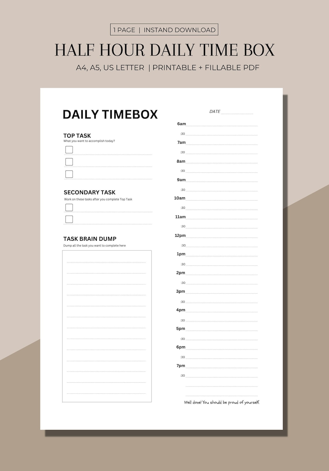 daily-timebox-planner-fillable-printable-pdf-time-block-etsy-uk