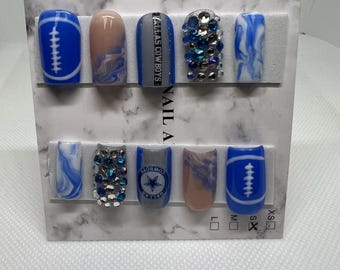 Dallas Cowboys Press On Nails