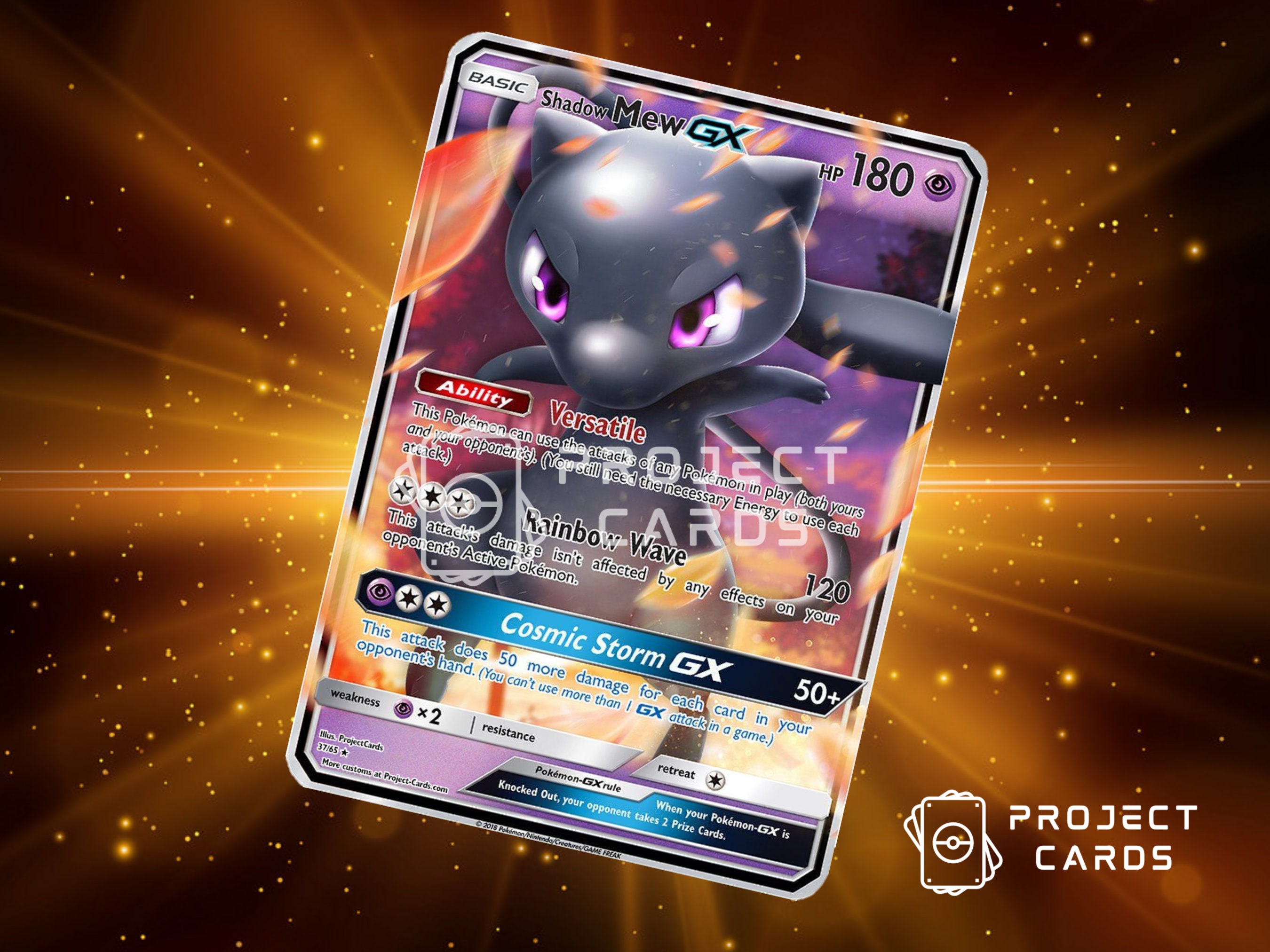 Shadow Mewtwo VMAX Pokemon Card 