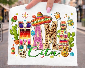 Mama Cita Png, Cinco De Mayo Mama Png, Mexican Hat Png, Mexican Mama Png, Western Mama Png, Fiesta Mom Png, Motherhood Png, Gift for Mama