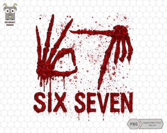 Spooky Halloween 67 Png, Skeleton 67 Hand Png, Funny Halloween Png,Funny Spooky Meme Png,Trendy Halloween Png, Halloween 2025, Six Seven png