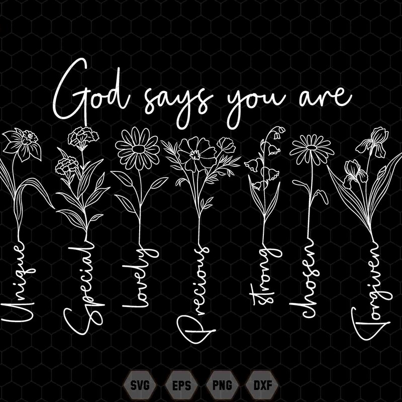God Says You Are Svg - Etsy