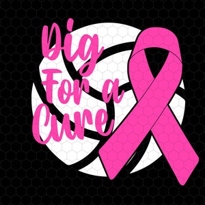 以下が含まれることがあります： ピンクのリボンと「Dig For a Cure」というピンクの文字が書かれた白いバレーボール