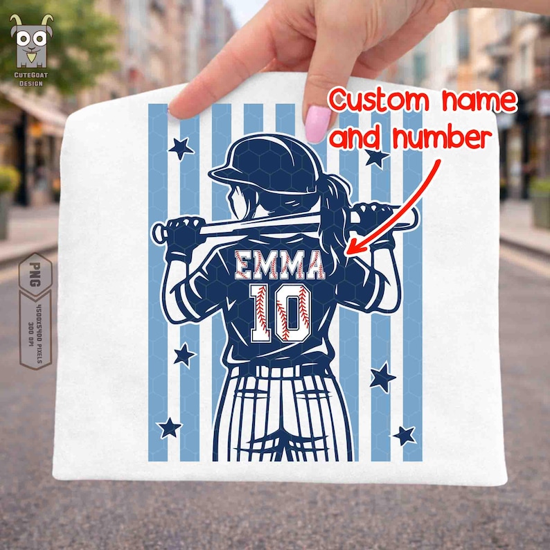 Personalized Baseball Png, Custom Baseball Name, Custom Number Png ...