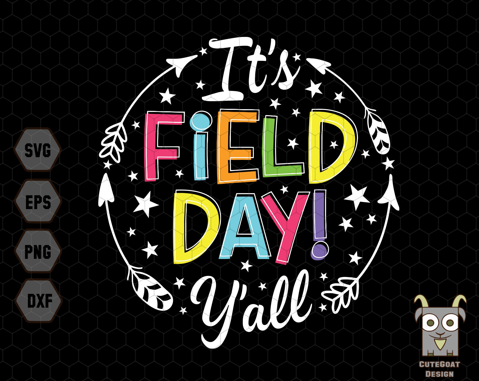 Fied Day Yall Svg Field Day Vibe Svg Field Trip Svg Field Etsy