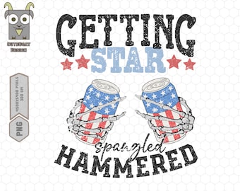 Getting Star Spangled Hammered Png, Party in USA Png, Patriotic Png, Independence Day Png, Stars and Stripes Png,4th Of July Png,America Png