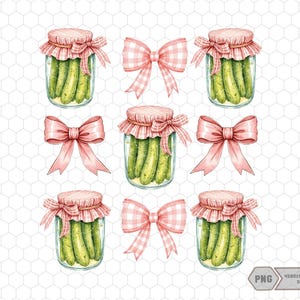Noeud de cornichon rose Png, Pickle Lover Png, Soft Girl Era Png, Pickle Lover Social Club Png, Pickle Pickles Png, Cornichon en conserve drôle, cadeau pour elle