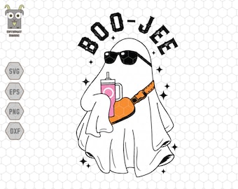 Boo-Jee Stanley Tumbler Inspired Ghost Svg, Boujee Ghost Svg, Halloween Boo Svg, Cute Ghost, Trendy Halloween, Halloween Costume, Boy Ghost
