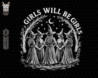 Chicas serán chicas (Png), Chica bruja (Png), Aquelarre de brujas (Png), Mujeres de Halloween (Png), Vibras de bruja (Png), Chicas de Halloween (Png), Brujas de Halloween (Png)