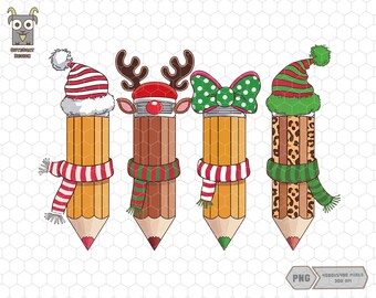 Coquette professeur de Noël Png, Crayon de Noël Png, Coquette de Noël Png, Joyeux professeur Png, Cadeau de remerciement pour professeur, Vie de professeur Png