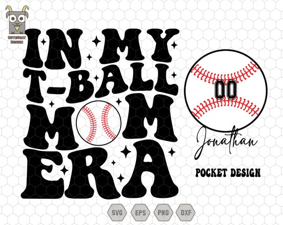 Personalized In My T-Ball Mom Era Svg, Baseball Mom Era Svg, Gameday Svg, T-Ball Mama Svg, Sports Mom Svg, Baseball Lover, T-Ball Season Svg