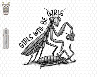 Girls Will Be Girls - Cross Stitch Pattern - PDF ONLY - Praying