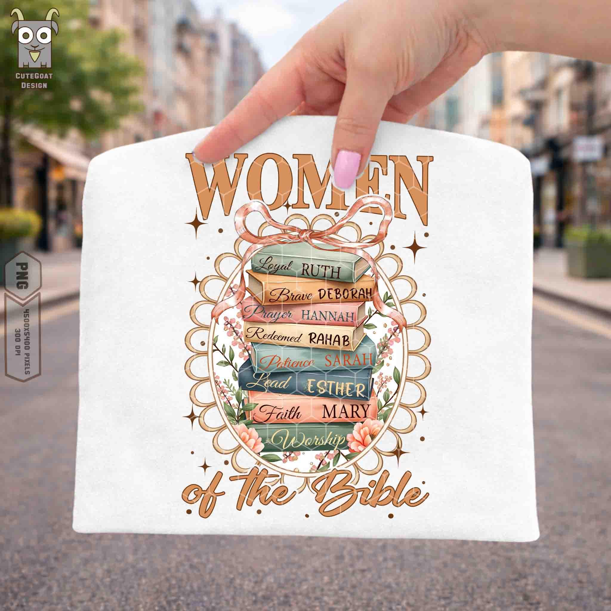 Women of the Bible Png, Bible Verse Png, Christian Grandma Core Png ...