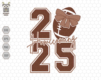 Regreso a casa 2025 Svg, Hoco 2025 Svg, Hoco Coquette Bow Svg, Regreso a casa de fútbol Svg, Reunión de la escuela secundaria Svg, Camiseta de regreso a casa, Mamá deportista Svg