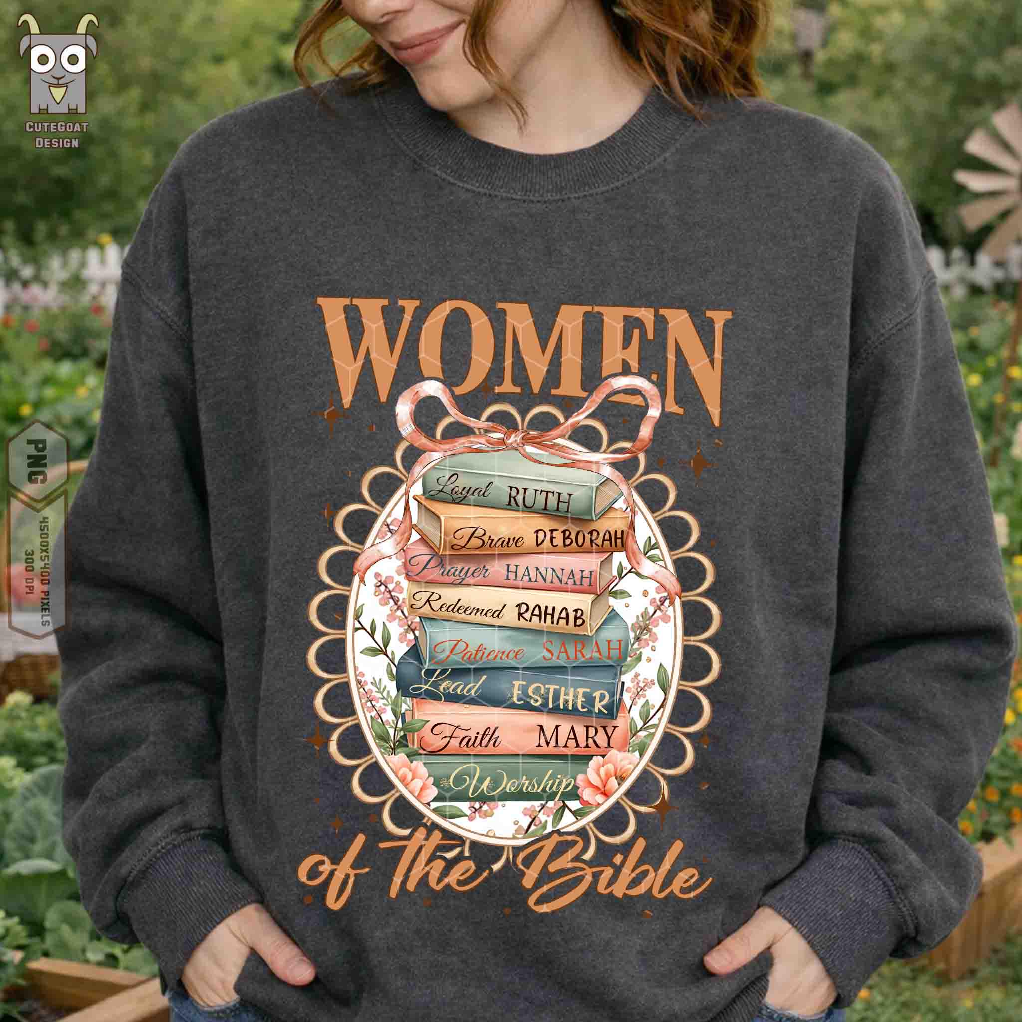 Women of the Bible Png, Bible Verse Png, Christian Grandma Core Png ...
