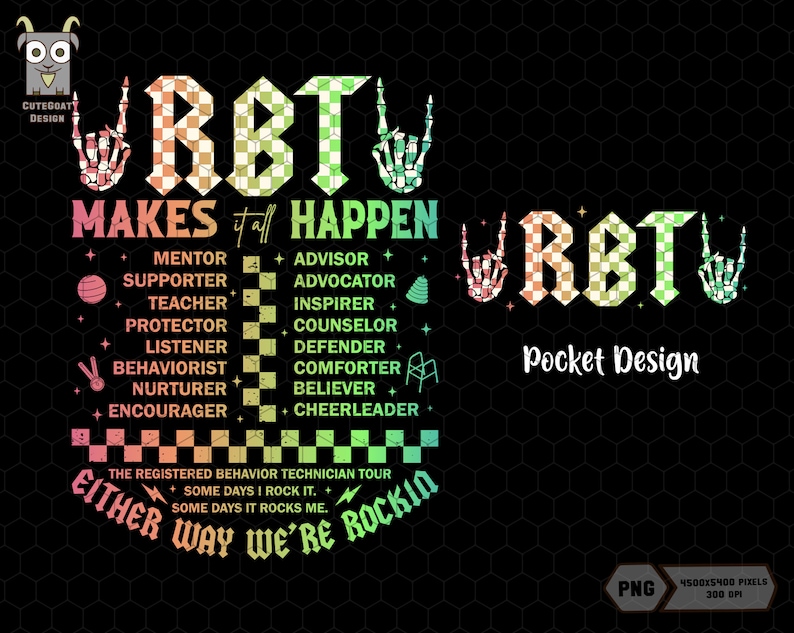 Goodbye Craft For Rbt RBT Makes Happen Png, Registered Behavior Technician Png, ABA Therapist ...