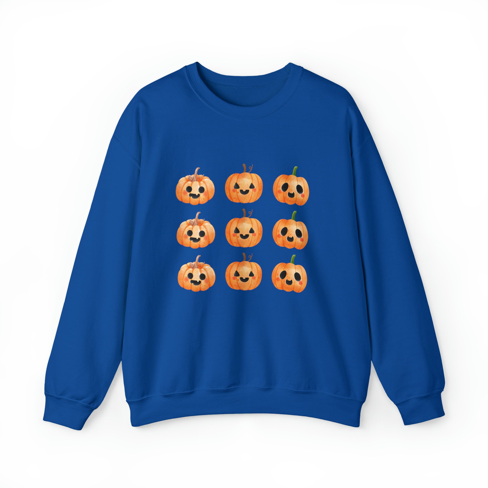 Pumpkin Orange Crewneck Sweatshirt - Etsy