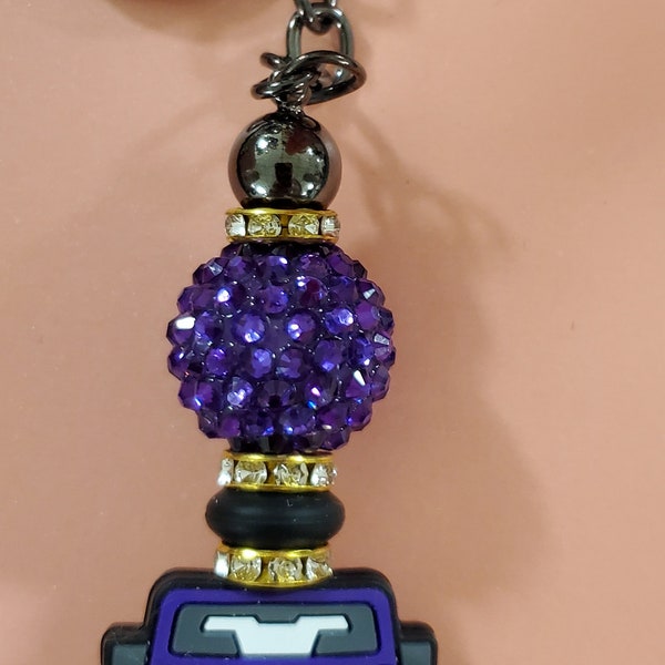 Purple off road vehicle keychain - great gift for the off road vehicle lover