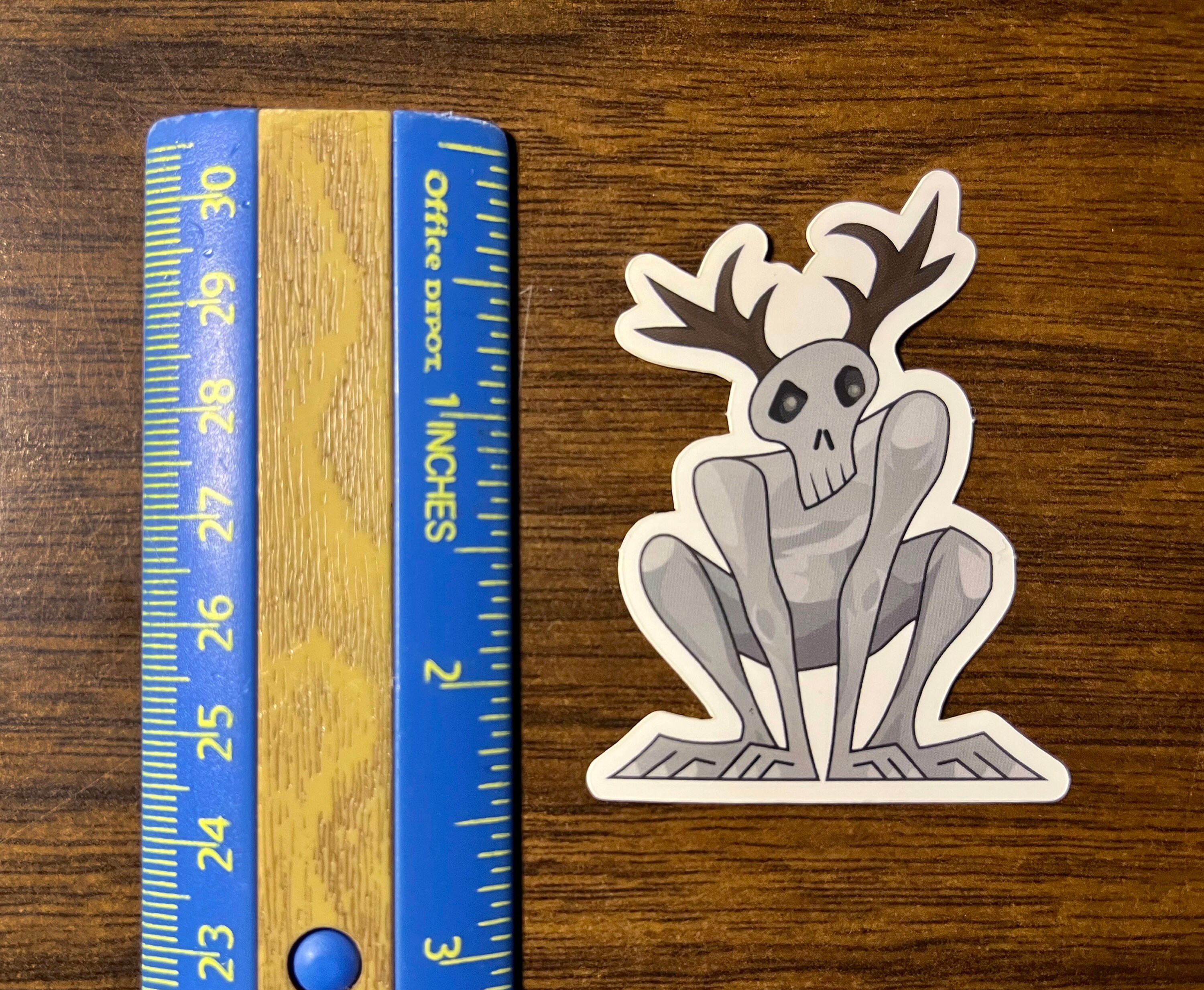 Wendigo Sticker / Cryptids Sticker / Creature Sticker / Laptop Sticker ...
