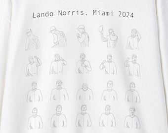 Lando Norris Miami Win F1 Sweatshirt, Unisex Racing Crewneck