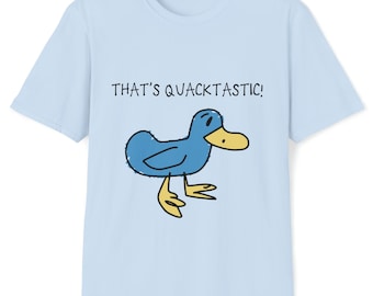 Billy Madison Blue Duck Unisex Softstyle T-shirt, Adam Sandler, komedie, film, cadeau voor haar, cadeau voor hem, cadeau voor filmfans, eenden