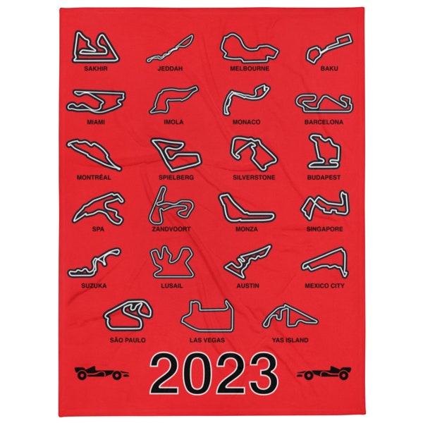 Formula One Blanket Etsy