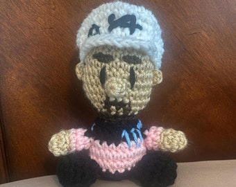 Crocheted Pierre Gasly Doll, F1 Alpine Driver Amigurumi