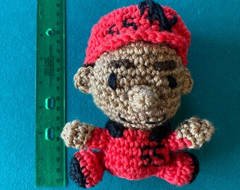 Carlos Sainz Crochet Doll, F1 Gift, Motorsport Amigurumi
