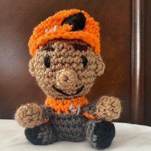 Mini Lando Norris crocheted amigurumi doll, racing, gift for f1 fans, gift for her, gift for him, Motorsport, f1 dolls