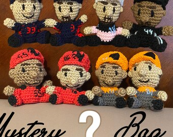 Formula One Driver Crocheted Doll Mystery Bag
