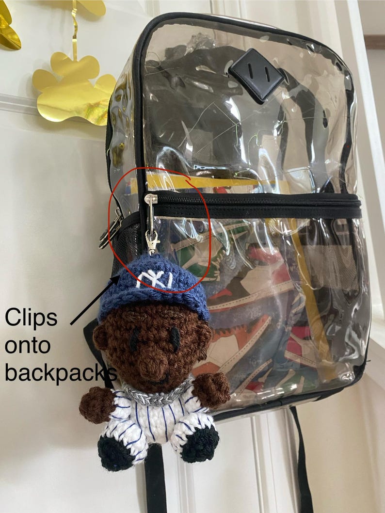 Aaron Judge Crochet Doll, Handmade Yankees Baseball Gift image 8