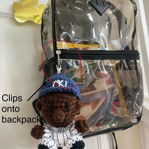 Mini amigurumi Vincent Trocheck Crocheted Doll, NYR, gift for her, gift for him, gift for Valentine’s Day, gift for hockey fans, handmade image 9