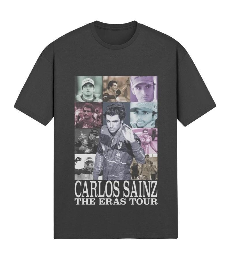 Carlos Sainz Eras Tour Unisex Softstyle T-Shirt, racing, motorsport, gift  for her, gift for him, gift for f1 fans, F1 driver, f1 t-shirts