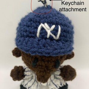 Aaron Judge Crochet Doll, Handmade Yankees Baseball Gift image 7