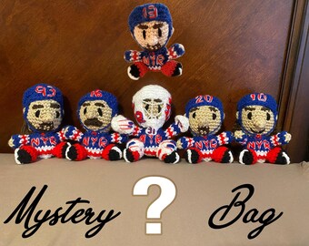 Rangers Hockey Player Crochet Doll Mystery Bag