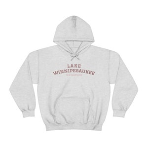 Lake Winnipesaukee Sweatshirt, New Hampshire Hoodie, Trendy Preppy Shirt, Oversized Lake Sweatshirt, Aesthetic Clothes, Womens Hoodie